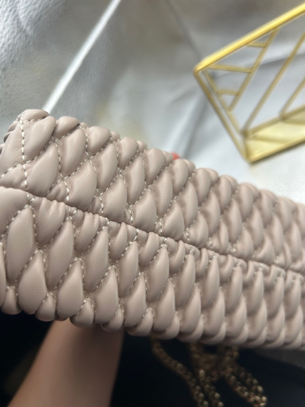 Olga Berg Paige Textured Faux Leather Frame Clutch - Picture 10 of 11